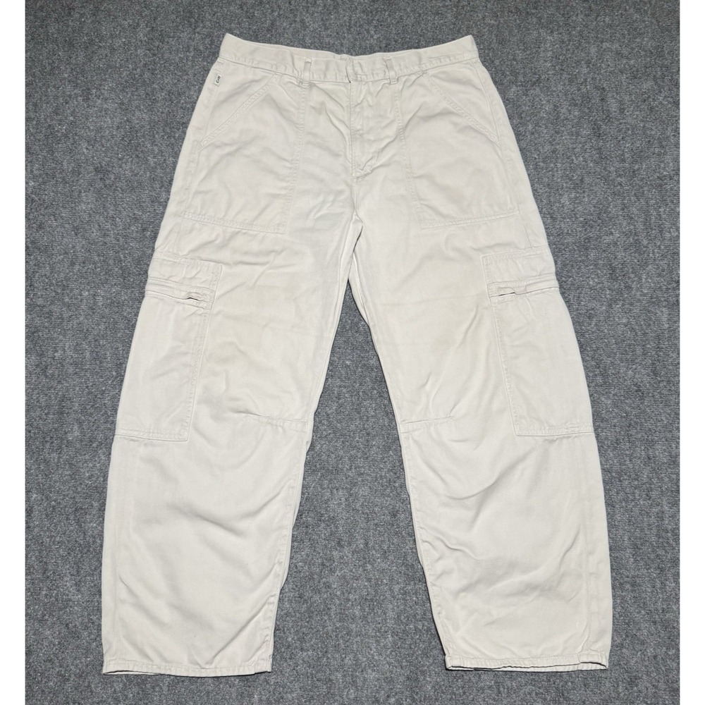 Citizens Of Humanity Marcelle Low Slung Cargo Pant Women Tag 32 Off White 34x27